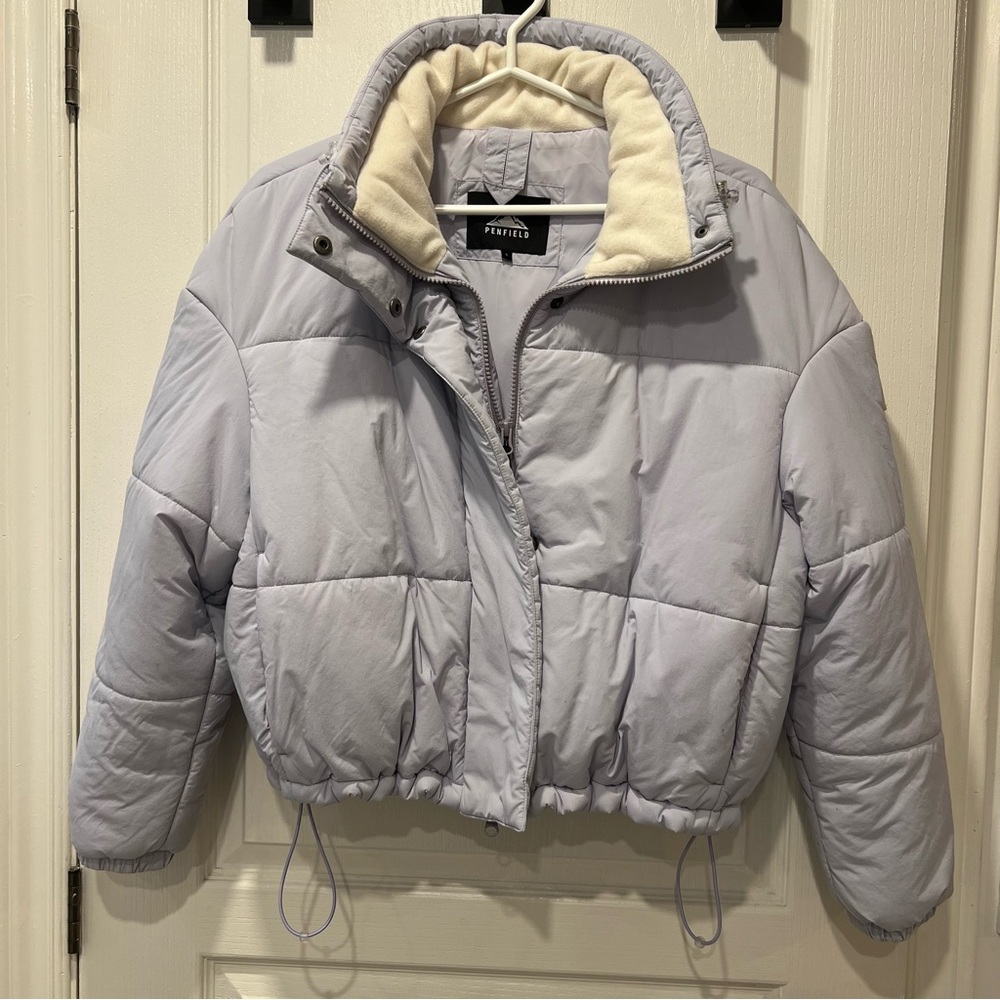 Penfield Cropped Lilac Puffer Jacket